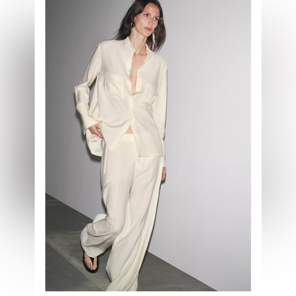 Zara Pants - ZARA BLOGGERS FAV ZW COLLECTION FLOWY PANTS